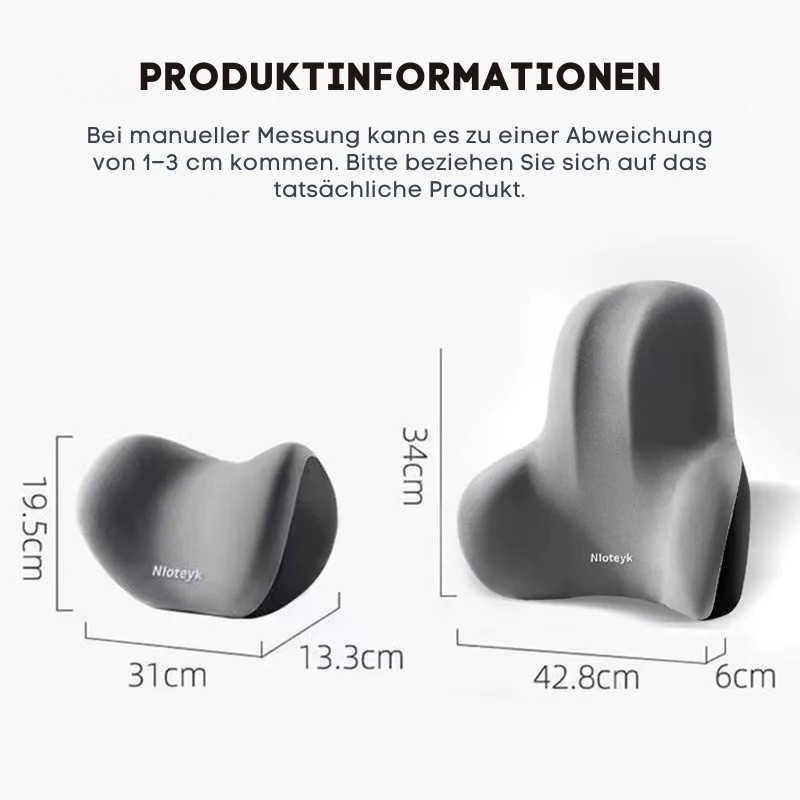 Ergonomisches Autokissen – Entlastet Nacken und Rücken | ErgoComfort™