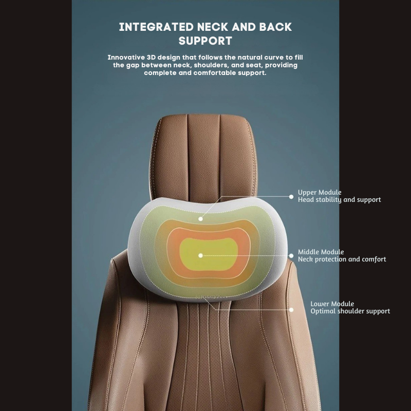 Ergonomic Car Pillow – Relieves Neck and Back | ErgoComfort™