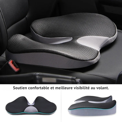 Coussin ergonomique voiture – Soulage le coccyx et la prostate | ErgoSeat™