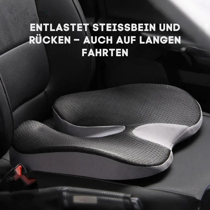 Ergonomisches Autokissen – Entlastet Steißbein und Prostata | ErgoSeat™