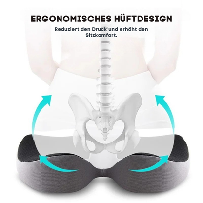 Ergonomisches Autokissen – Entlastet Steißbein und Prostata | ErgoSeat™