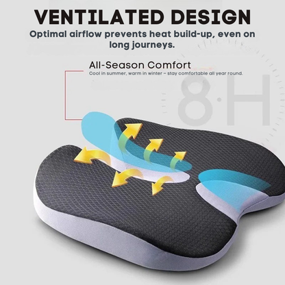 Orthopedisch Autostoelkussen – Verlichting voor Stuitje en Prostaat | ErgoSeat™