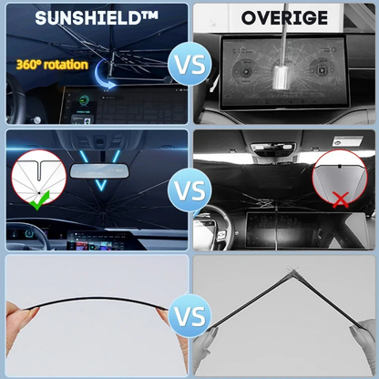 Opvouwbaar Zonnescherm Auto – UV- en Hittebescherming | SunShield™