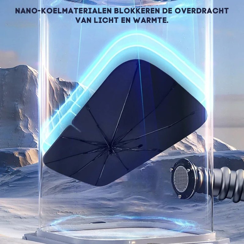Opvouwbaar Zonnescherm Auto – UV- en Hittebescherming | SunShield™